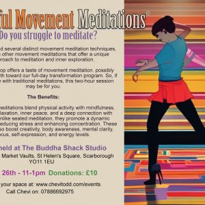 meditations using movement scarborough uk